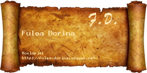 Fulea Dorina névjegykártya